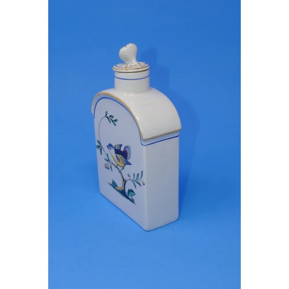 Copeland 1950s Spode Queen's Bird Tea Caddy with Lid (#Y4973) Made in England